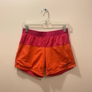 Nike Orange/Pink Reversible Shorts